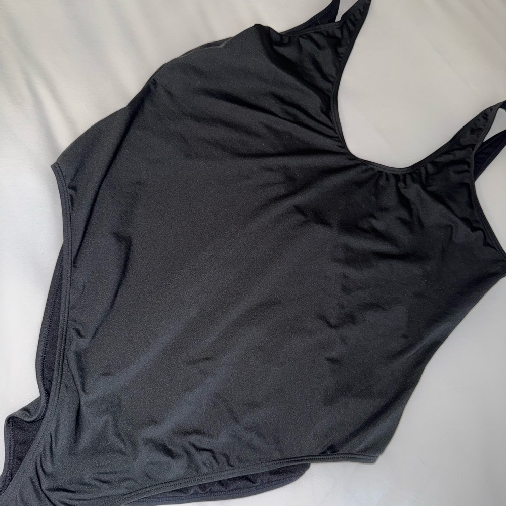Black One-Piece Swimsuit